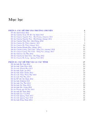 Bộ đề thi Toán vào 10